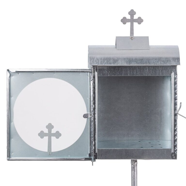 Lumanarar Funerar ZN cu Sticla + Picior 30CM - Img 2