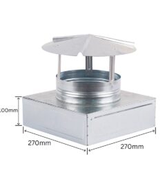 Pălărie de protecție pentru ventilație 270x270 mm - Img 1